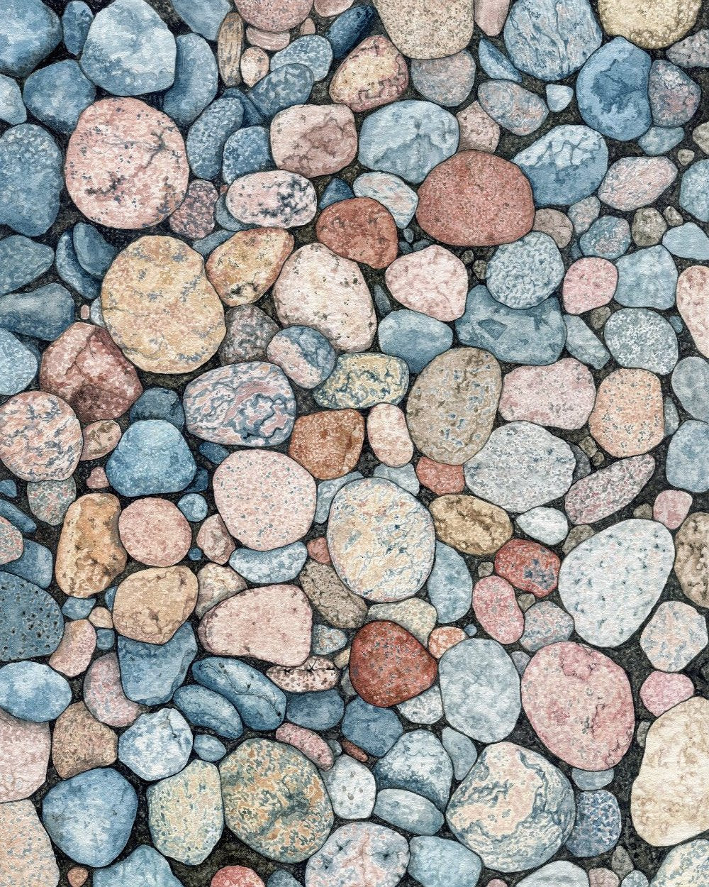 Lake Superior Stones I - Print