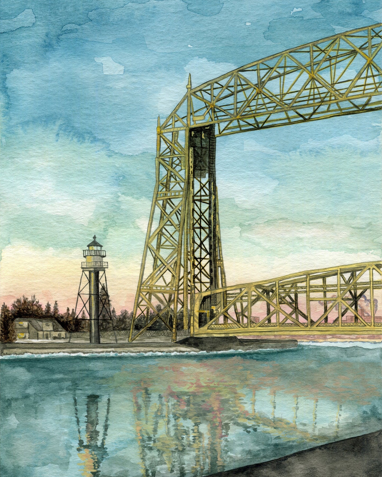 Aerial Lift Bridge - Print