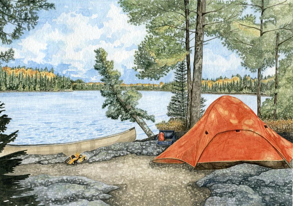 Boundary Waters Campsite - Original