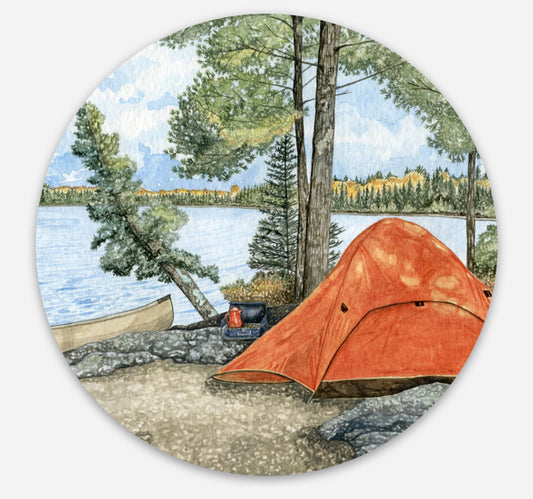 Boundary Waters Campsite - Sticker